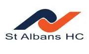 Logo of St Albans HC with a stylized letter 'H' design.