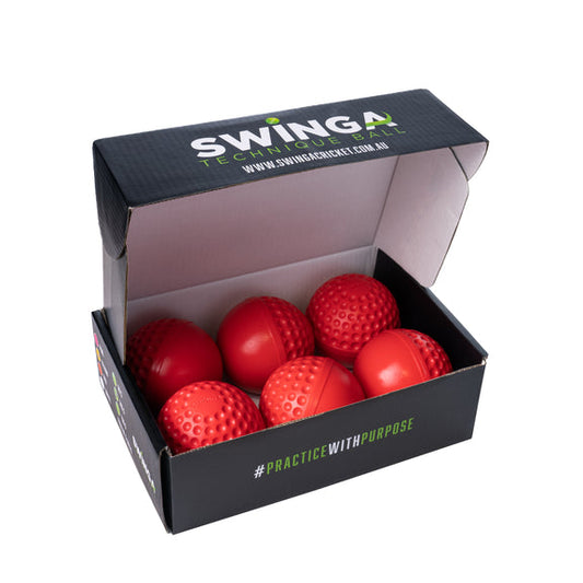 Box of 6 Swinga Cricket Technique Balls
